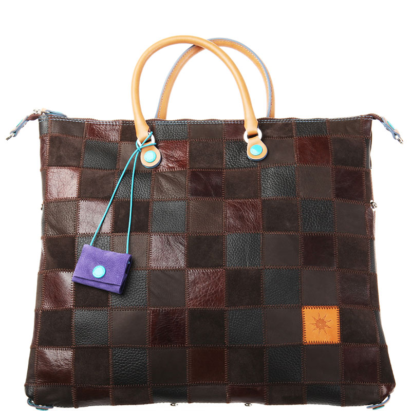 Handtasche GABS G3 PATCH Multi Media, cioccolato